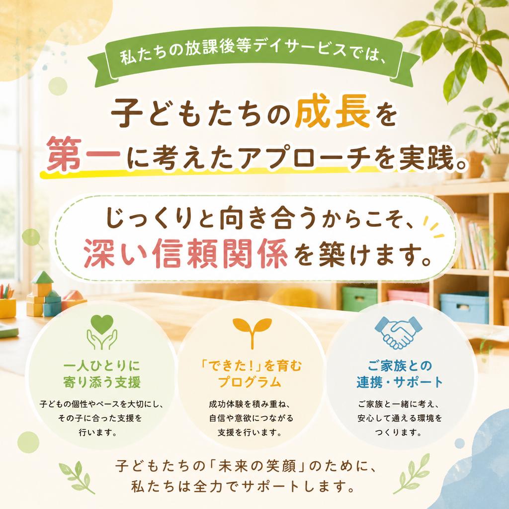 子どもたちとじっくり向き合う環境