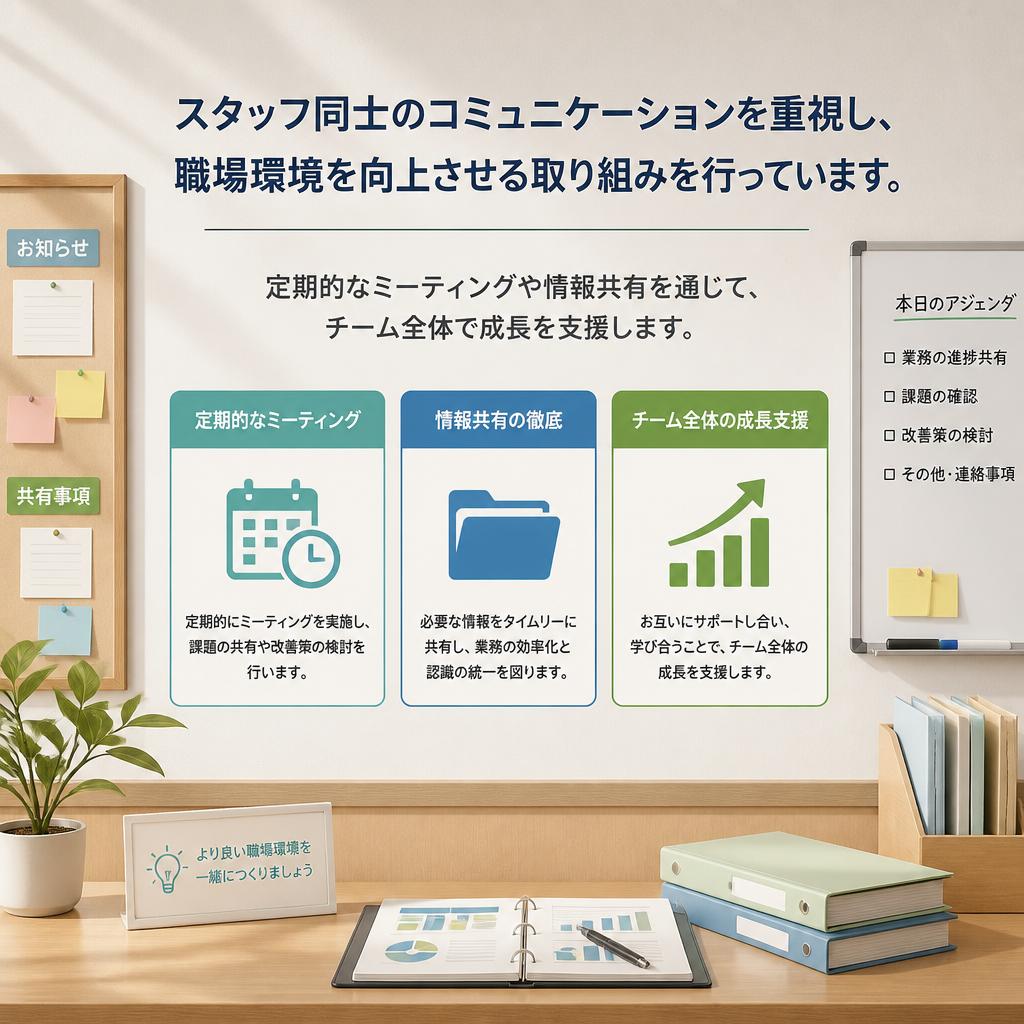 働きやすさを追求する職場