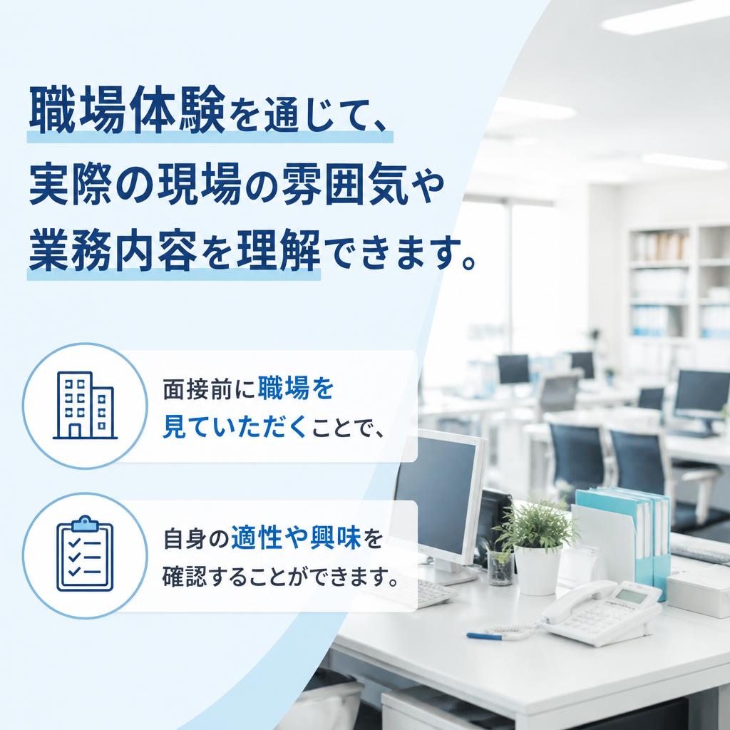 職場体験で実感！