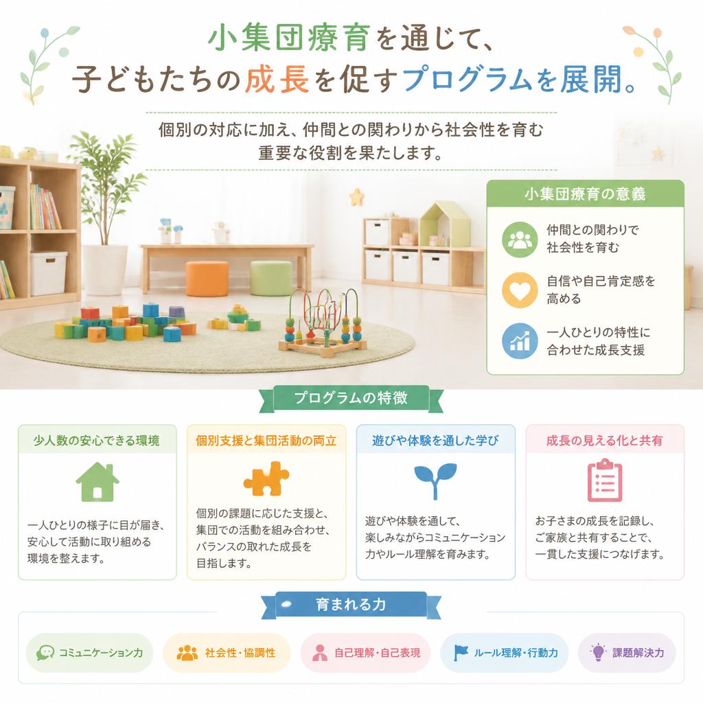 小集団療育での成長サポート