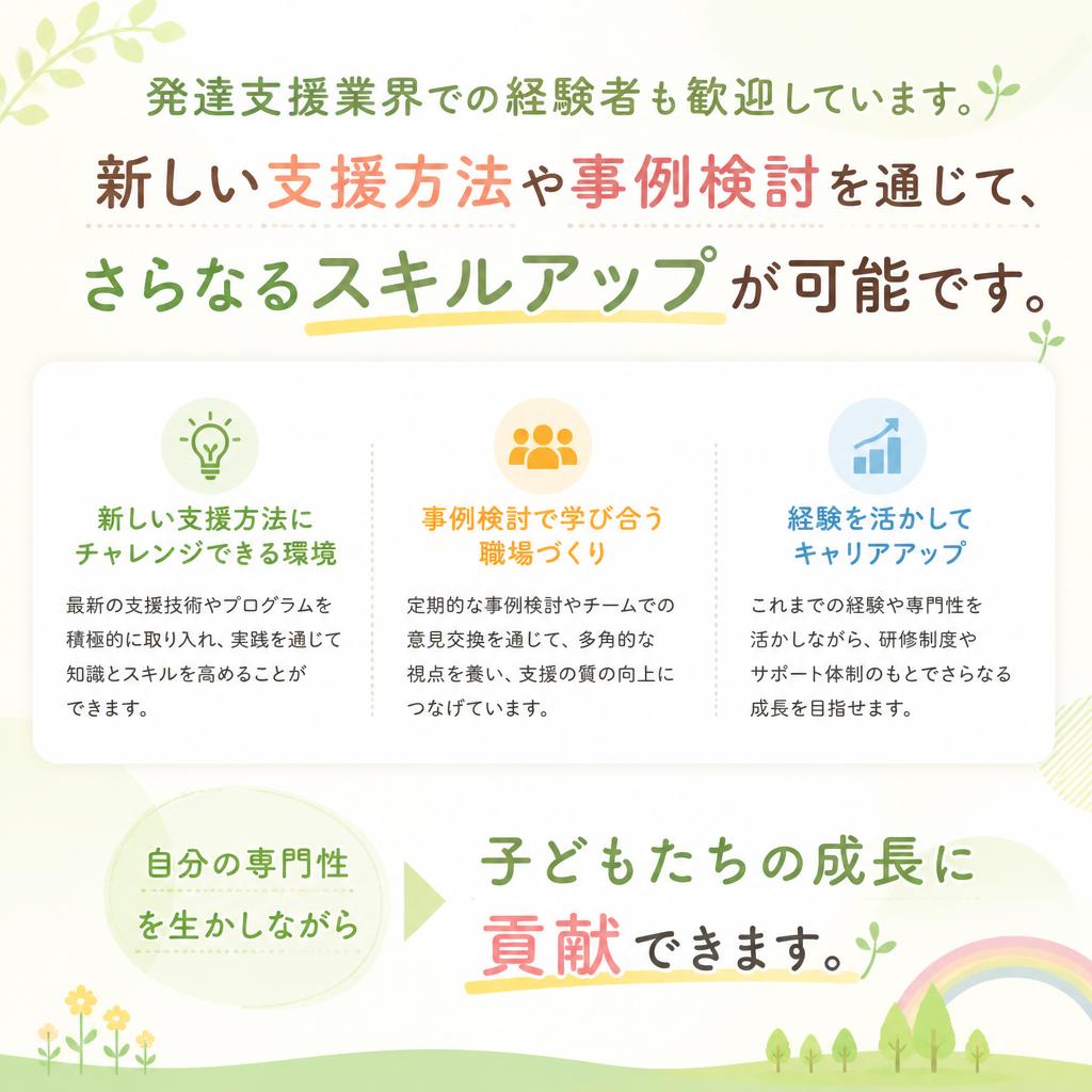 経験者も大歓迎！さらにスキルを高める環境