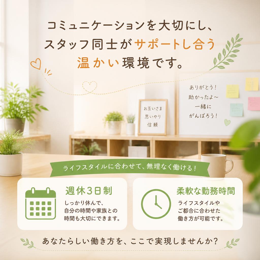 働きやすい職場環境