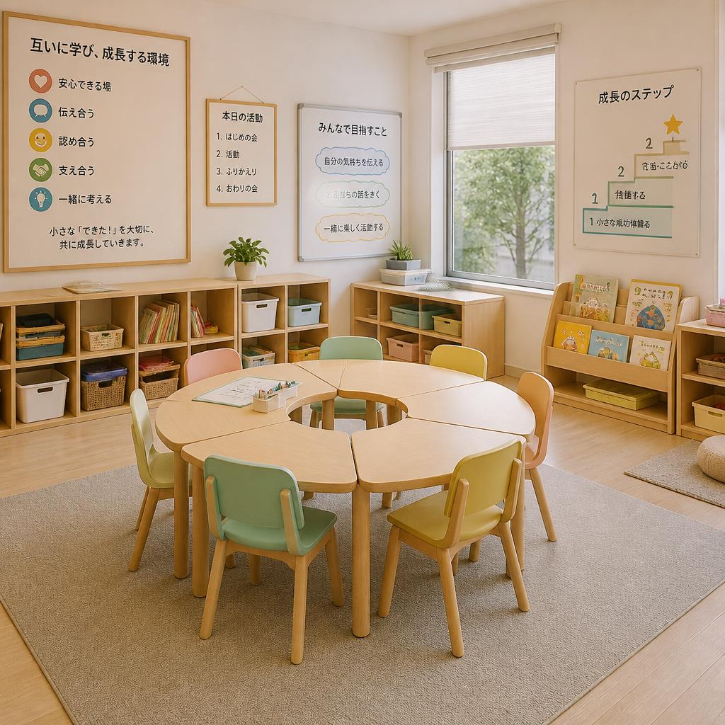 小集団での療育で、互いに学び成長する環境を提供