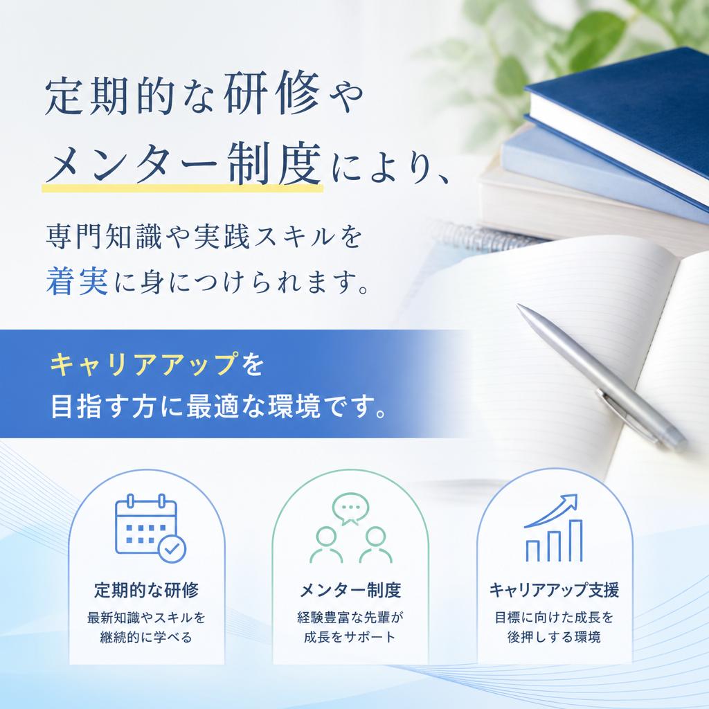 キャリアアップのサポート体制