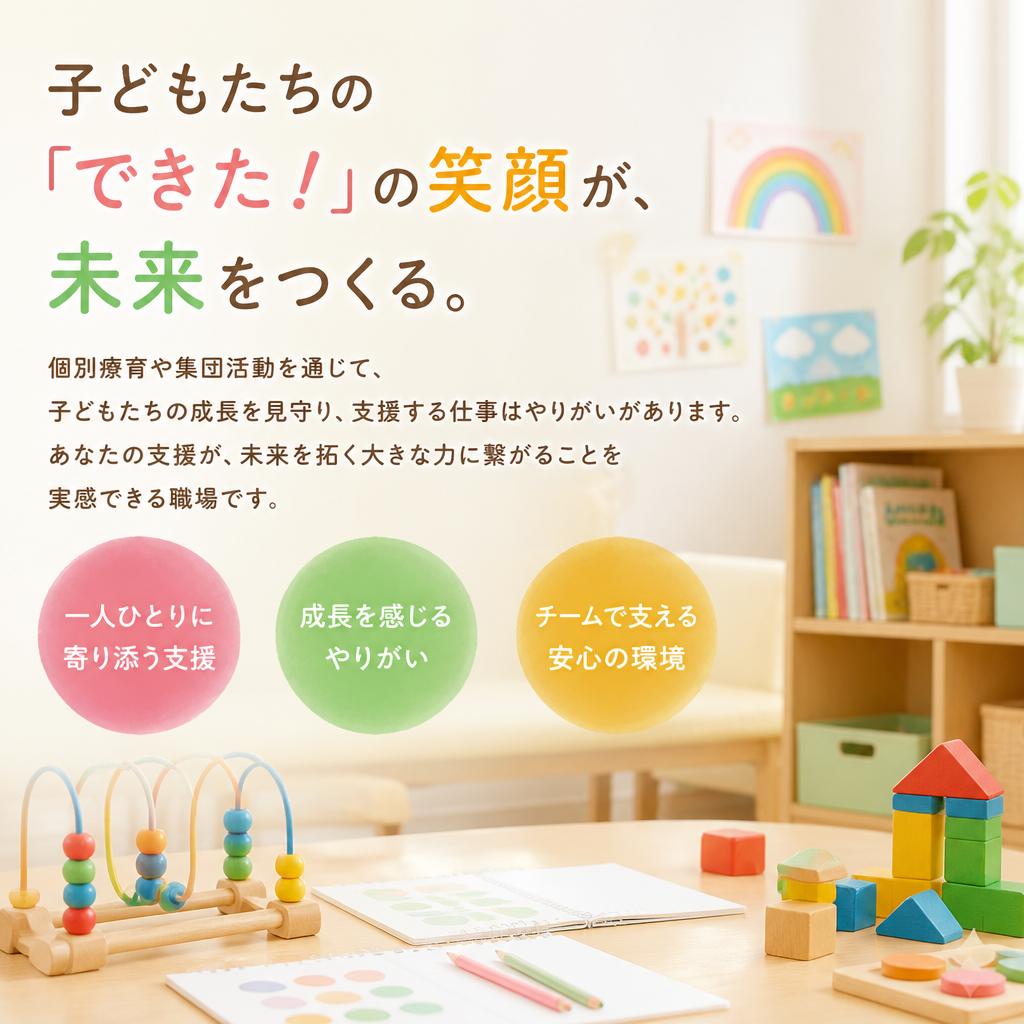 子どもたちと向き合う、やりがいのある仕事