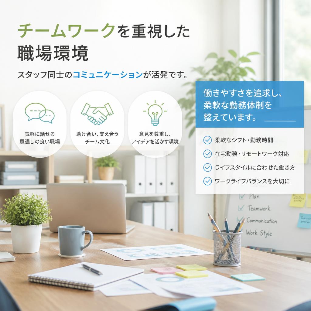 職場環境の魅力