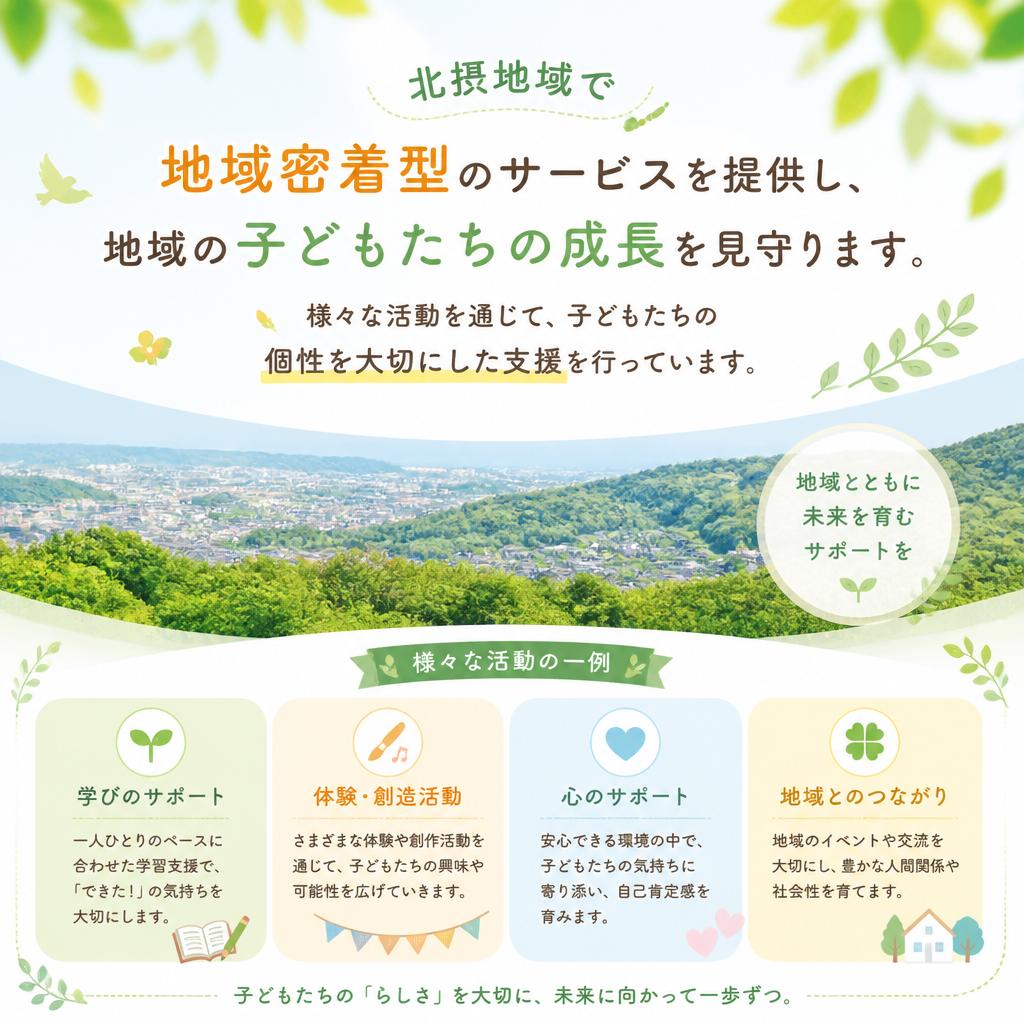 北摂地域での児童発達支援
