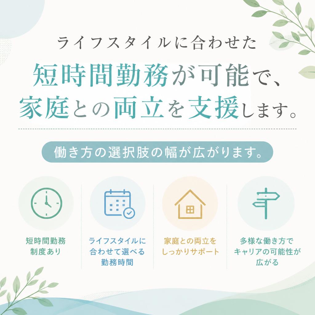 4. 短時間勤務制度の柔軟さ