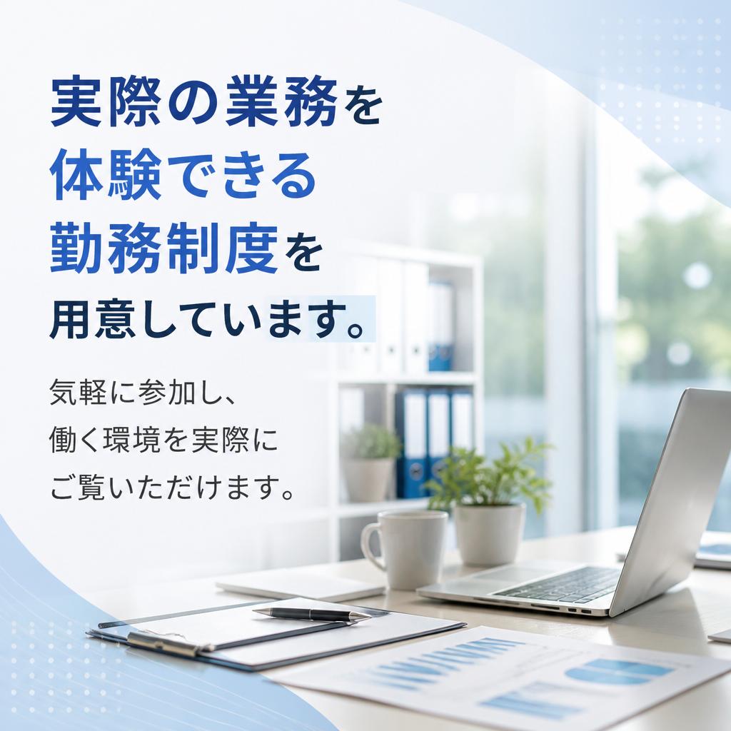 体験勤務制度のご案内